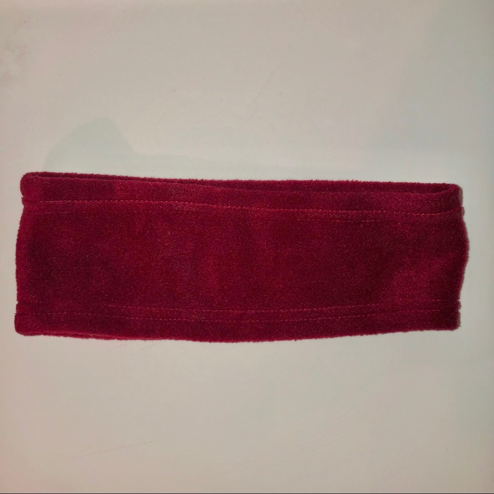 ✨NWOT ruby red velvety fleece winter headband